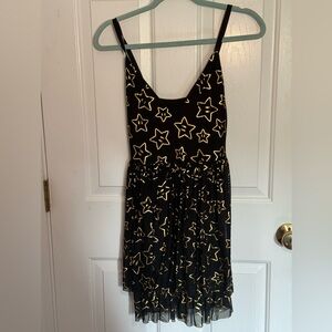 Blackmilk SUPER STARS SHEER TIER DRESS Nintendo